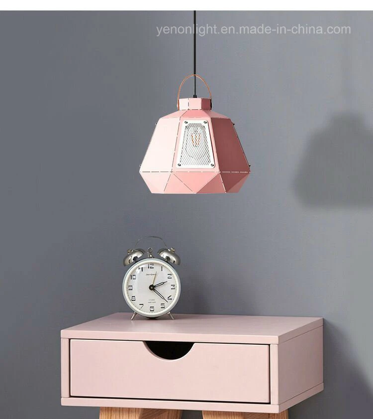 Modern Macaron Colorful Aluminum Ceiling Pendant Lamp
