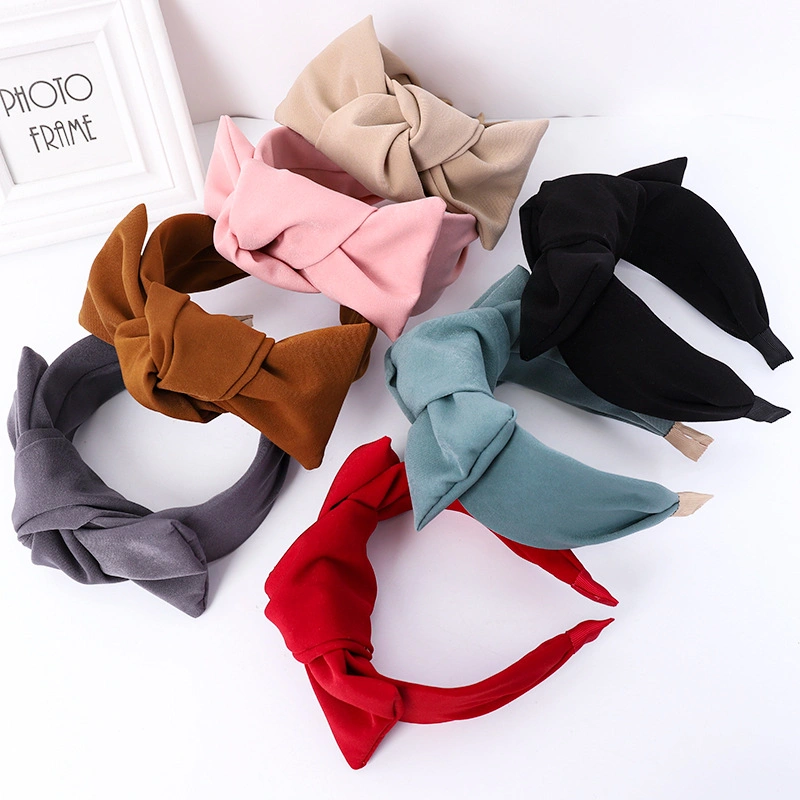 Korean Bow Headband Wholesale/Supplier Cute Girls out Hair Accessories Netflix Hair Band