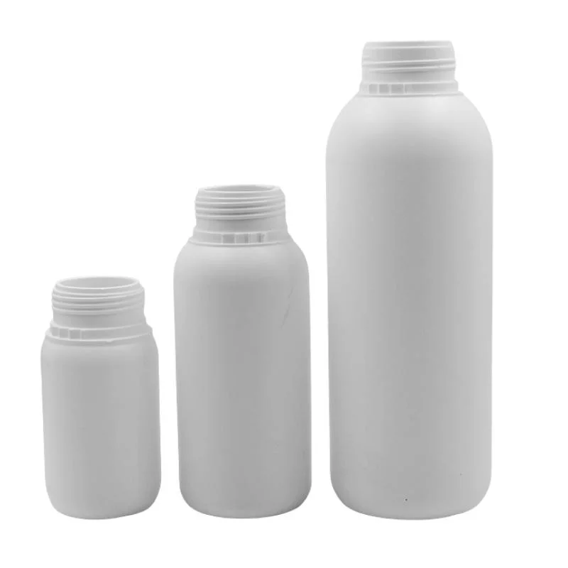 250ml 500ml 1000ml HDPE Runde leere Kunststoff-Pestizid-Flasche für die Landwirtschaft