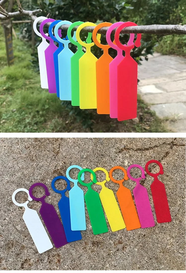 Multicolor Garden Water Proof Hanging Plant Labels Tree Tags Anti Bright Sun Resin High Heat