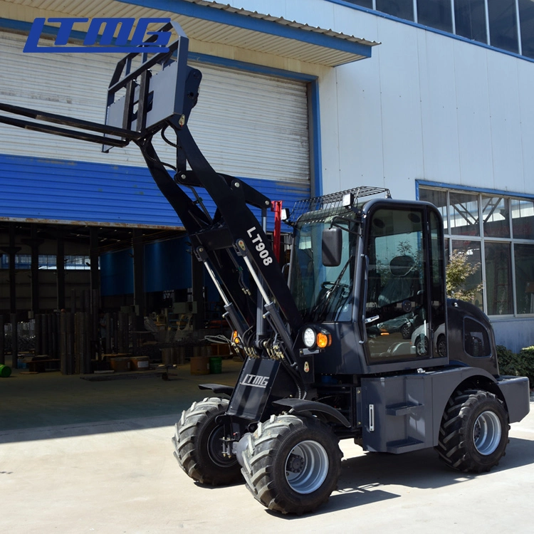 Carregadores de bombas para fornecedores chineses tractores compactos LT 800 kg, 0,8 toneladas, dianteira Escavadora final com motor britânico