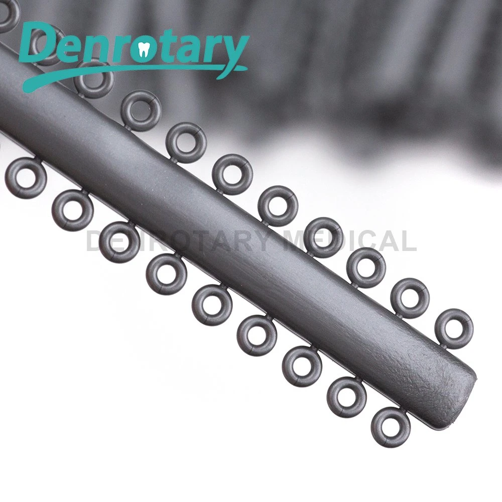 Denrotary New Products Dental Orthodontic Elastic Ligature Tie for Tooth Brackets with CE FDA