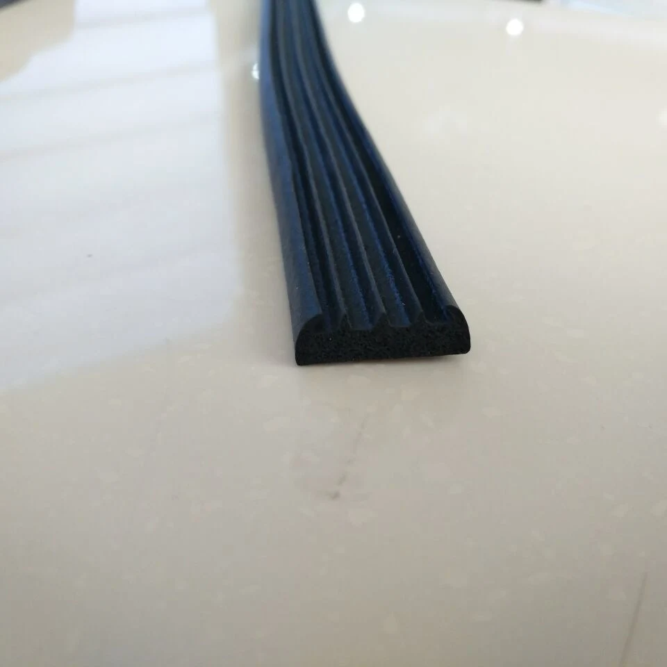 Sponge Profile Ribbed Rubber Seal Strip Per Meter