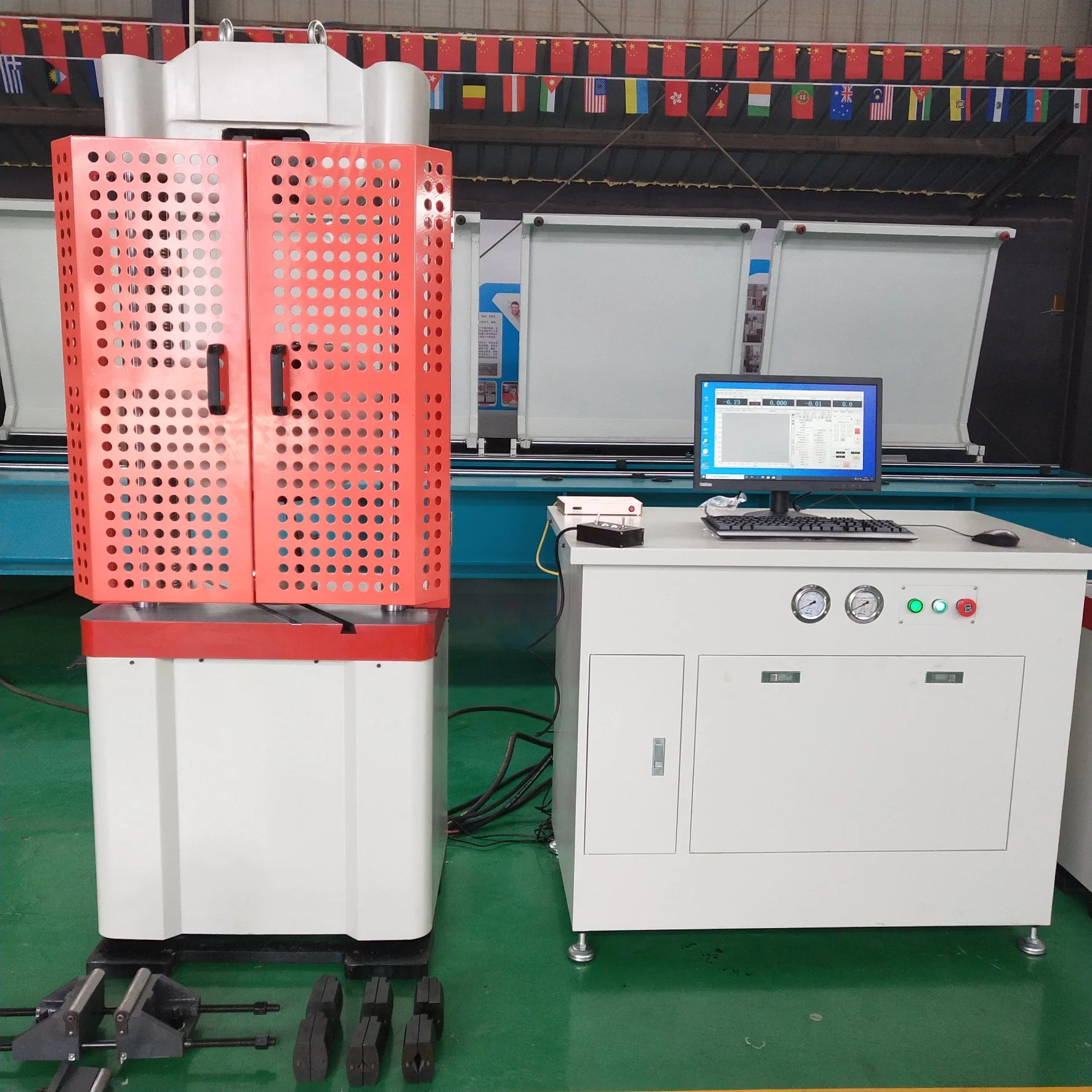 Wdw-300d Computerized Servo Control Fully-Auto Hydraulic Universal Testing Machine