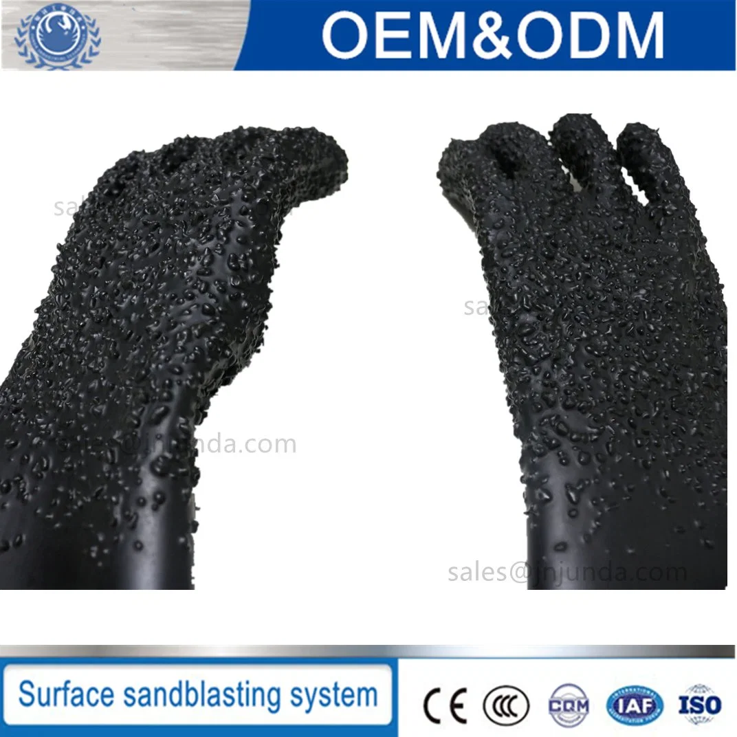 El JD Wear-Resistant y transpirable material Sandblasted Rubber-Based Environment-Friendly guantes