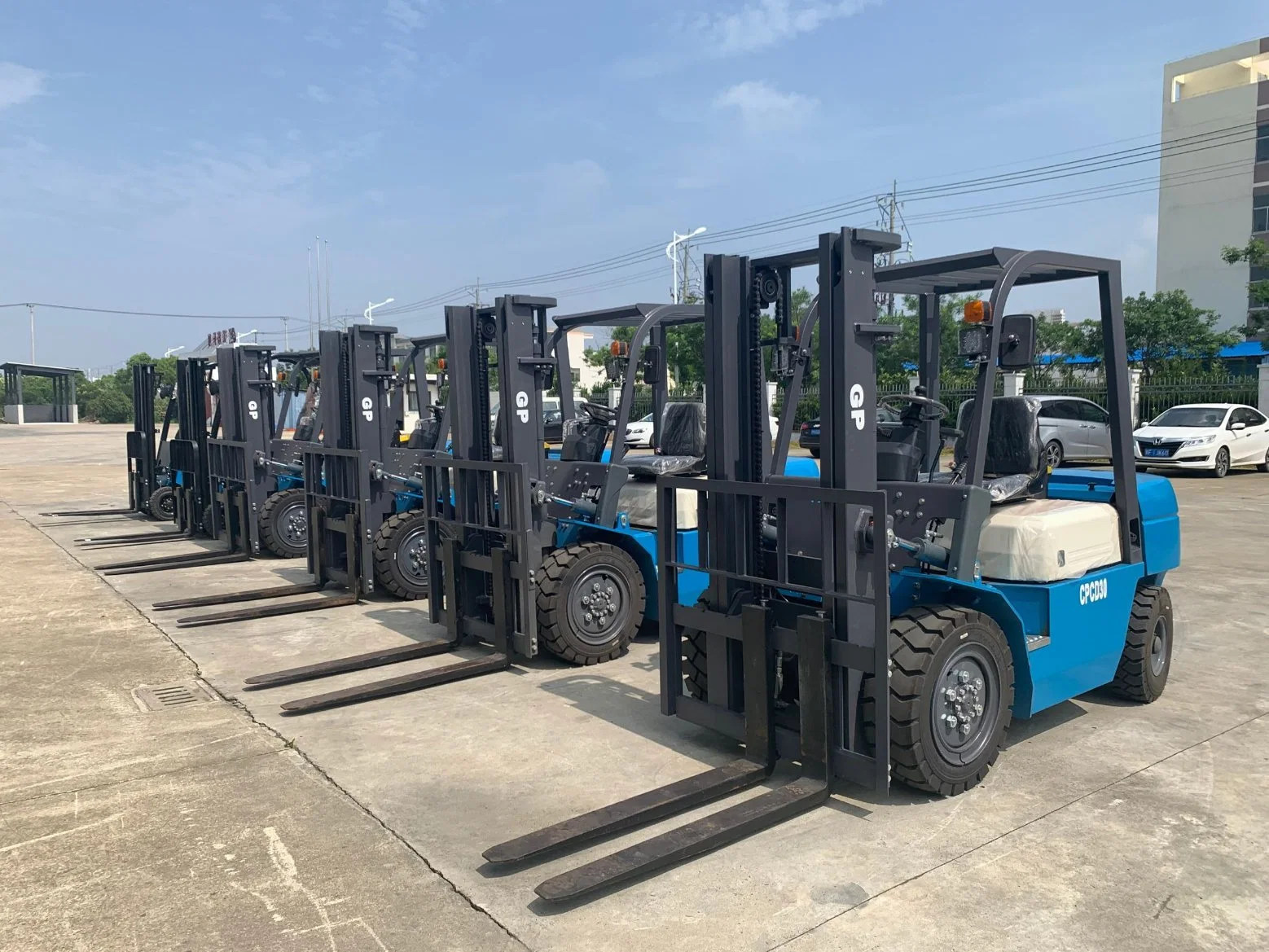 Low Mast Used Forklift Toyota 3 Ton Diesel Manual Forklift Cpcd30 for Hot Sale