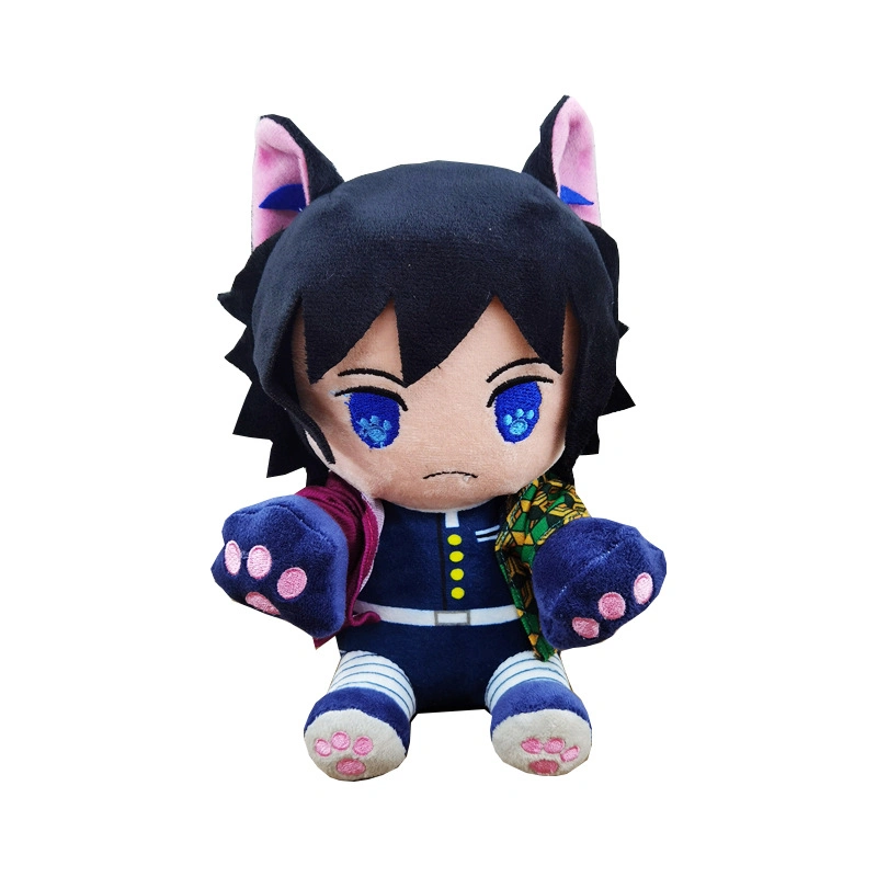 Demon Slayer Plush Toys Cartoon Characters Tanjirou Nezuko Agatsuma Zenitsu Plush Toys Dolls