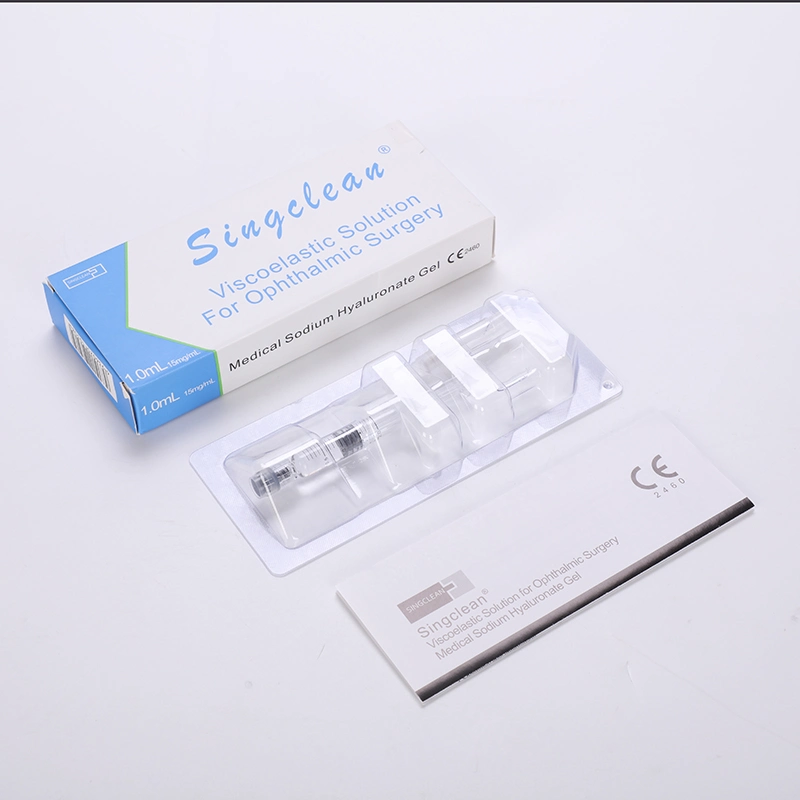 1 Syringe in a Box Without Ethylene Oxide Sterilization Medical Ophthalmic Viscosurgical Device