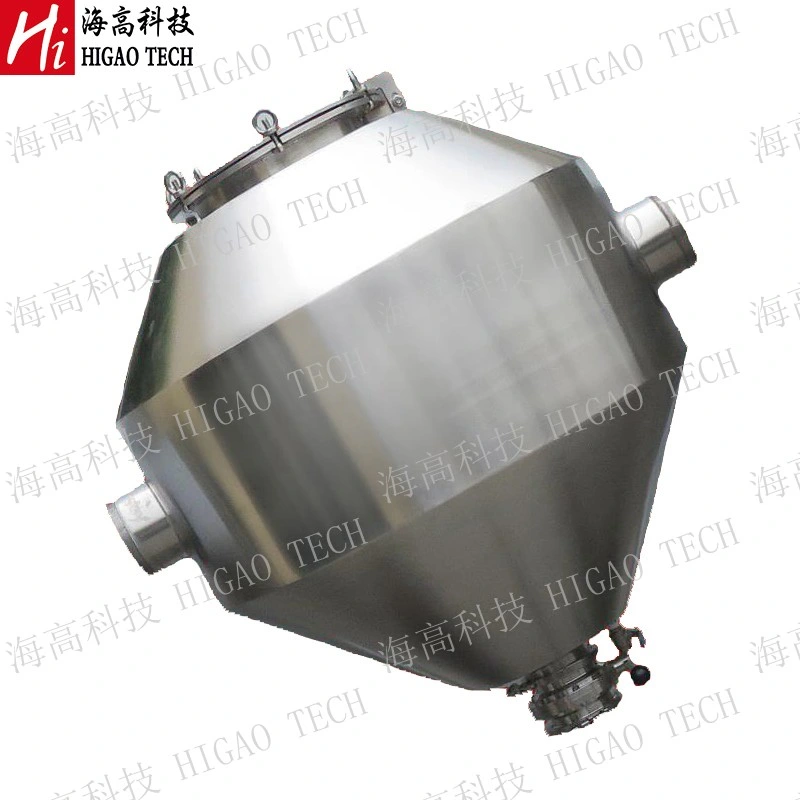 Double Cone Rotating Vacuum Dryer Drying Equipment Suitable for Easily Oxidized Raw Materials