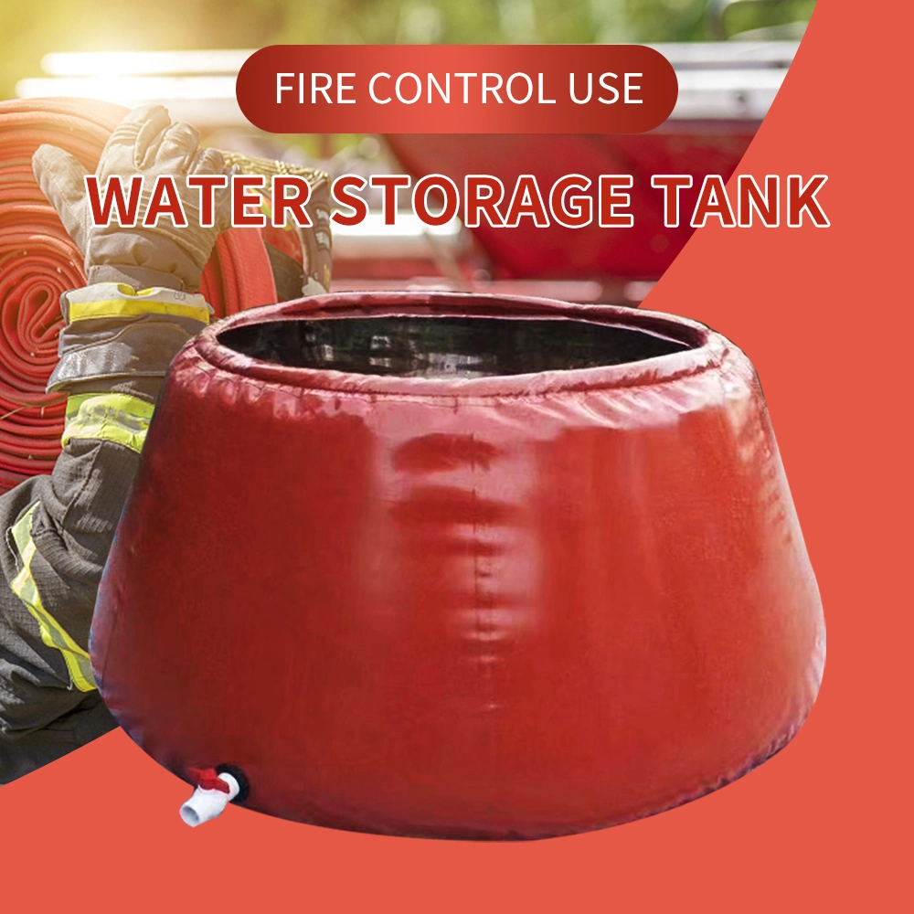 Fire Control Use Portable Collapsible Chemical Liquid/Waste Water PVC Water Tank with Anti Corrosion Customize Color Pattern