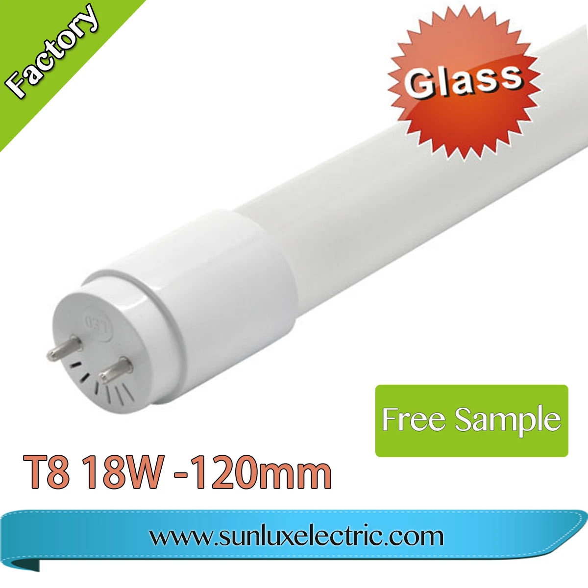 Fluorescent Ce/RoHS/PSE Thd<10% 1.2m 18W 1800lm T8 LED Tube Light