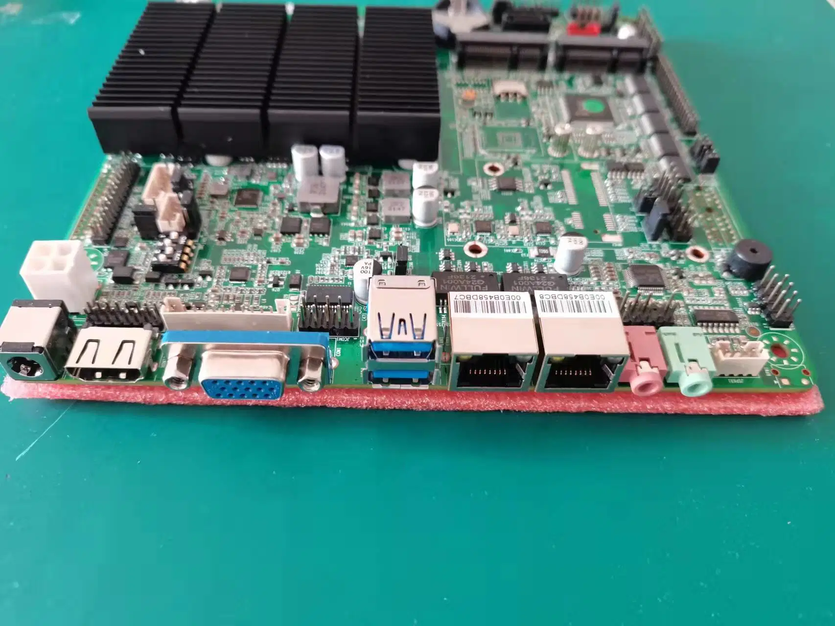 اللوحة الأم للكمبيوتر الشخصي J4125 بدون مروحة، لوحة صيانة مع DDR4 RS485 HDMI LVDS VGA، لوحة الأم DC بجهد 12 فولت