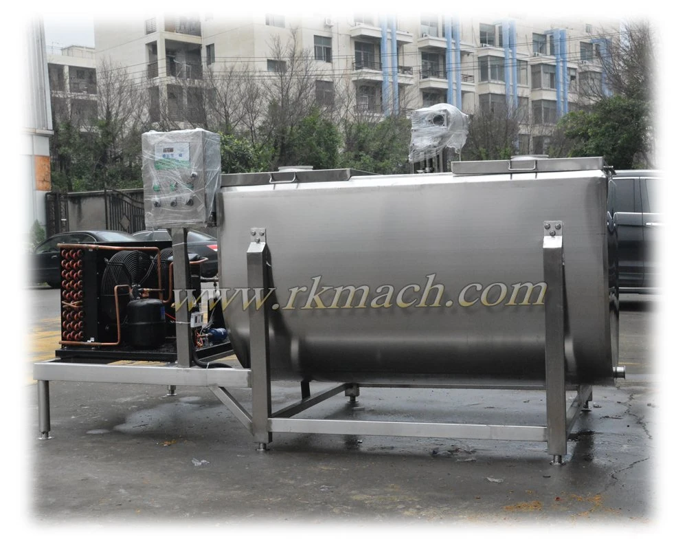 2500L Direct Expansion Milk Storage Cooling Tank Cooling Tank (U type open top milk cooler)