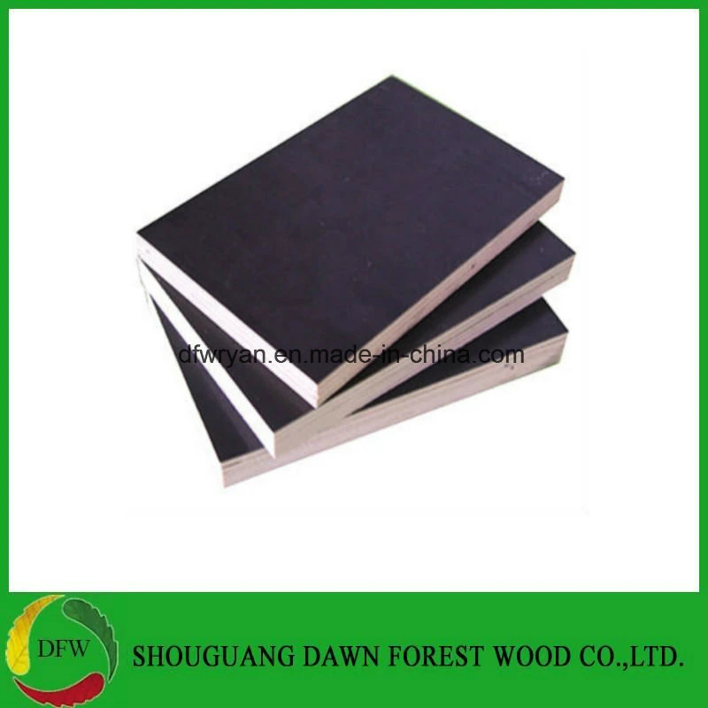 Waterproof Poplar Core Black Film 17mm Plywood for Building Using