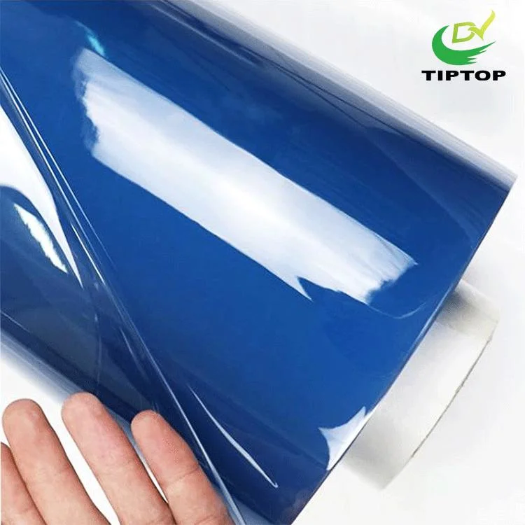 Tiptop-7 Plastic Waterproof Super Clear Transparent Colored Soft PVC Film for Table Cloth