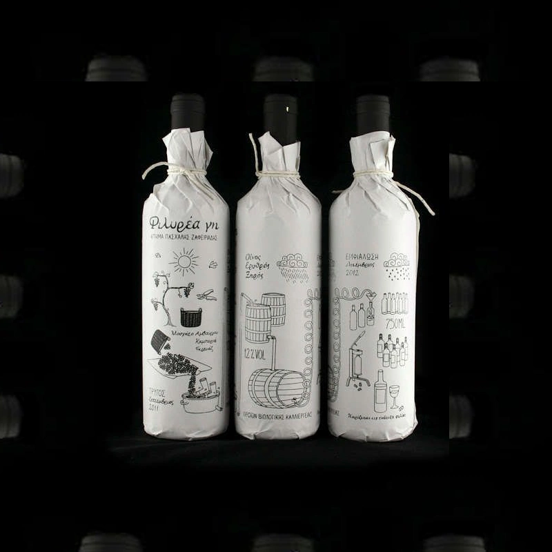 Eco-Friendly Stone Paper Wine Packaging Design