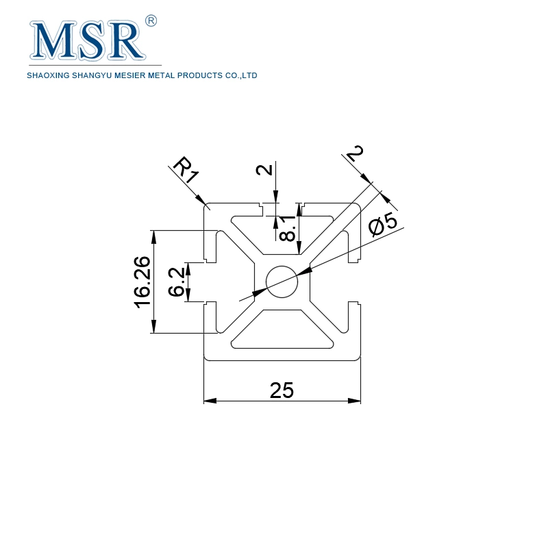 Multiple Repurchase Aluminium Frame Suppliers Ob25e1 T-Slot Aluminum Extrusion Profiling of Aluminum Slotted