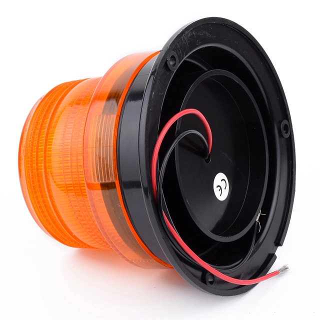 Gyrophare stroboscopique d'urgence orange DC12V-110V, témoin d'avertissement LED pour les véhicules de camion