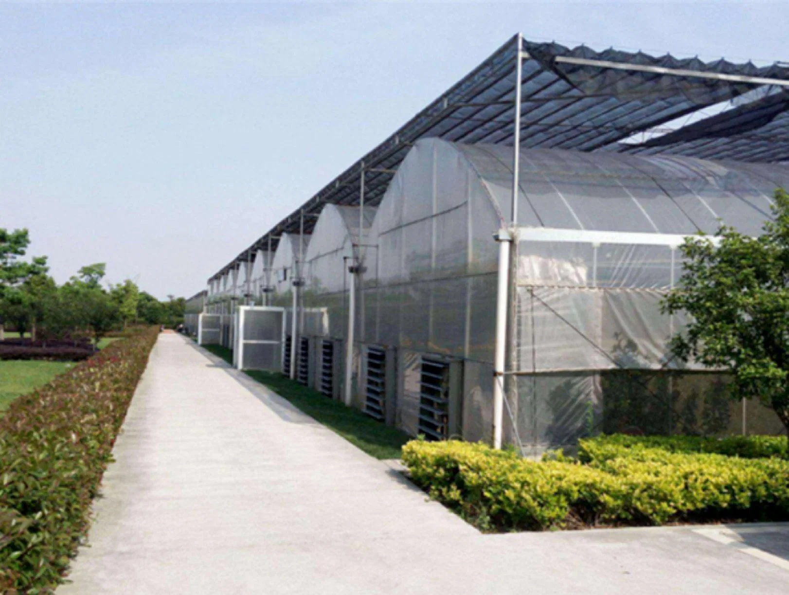 Intelligent Control of High-Tech PC Sheet Hydroponics Multi-Span Agricultural Greenhouses