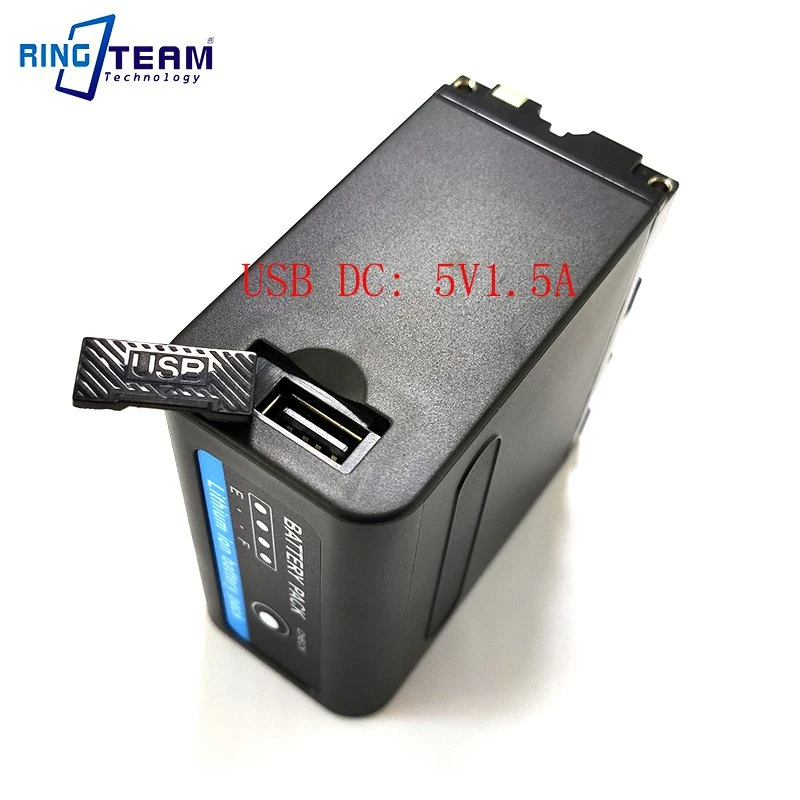 Large-Capacity Lithium Camera Battery Np-F980d for Sony Camera Dcr-Vx2100e/Ax2000e Dsr-Pd150p Dsr-Pd190p/198p