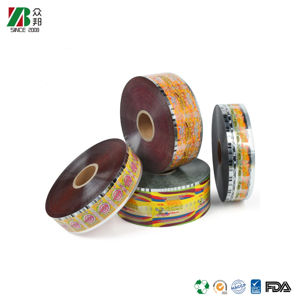 ZB Packaging Film China Food Packaging Material Manufacturing Plastic Laminate Rollstock Packaging Film for Cookie Packaging