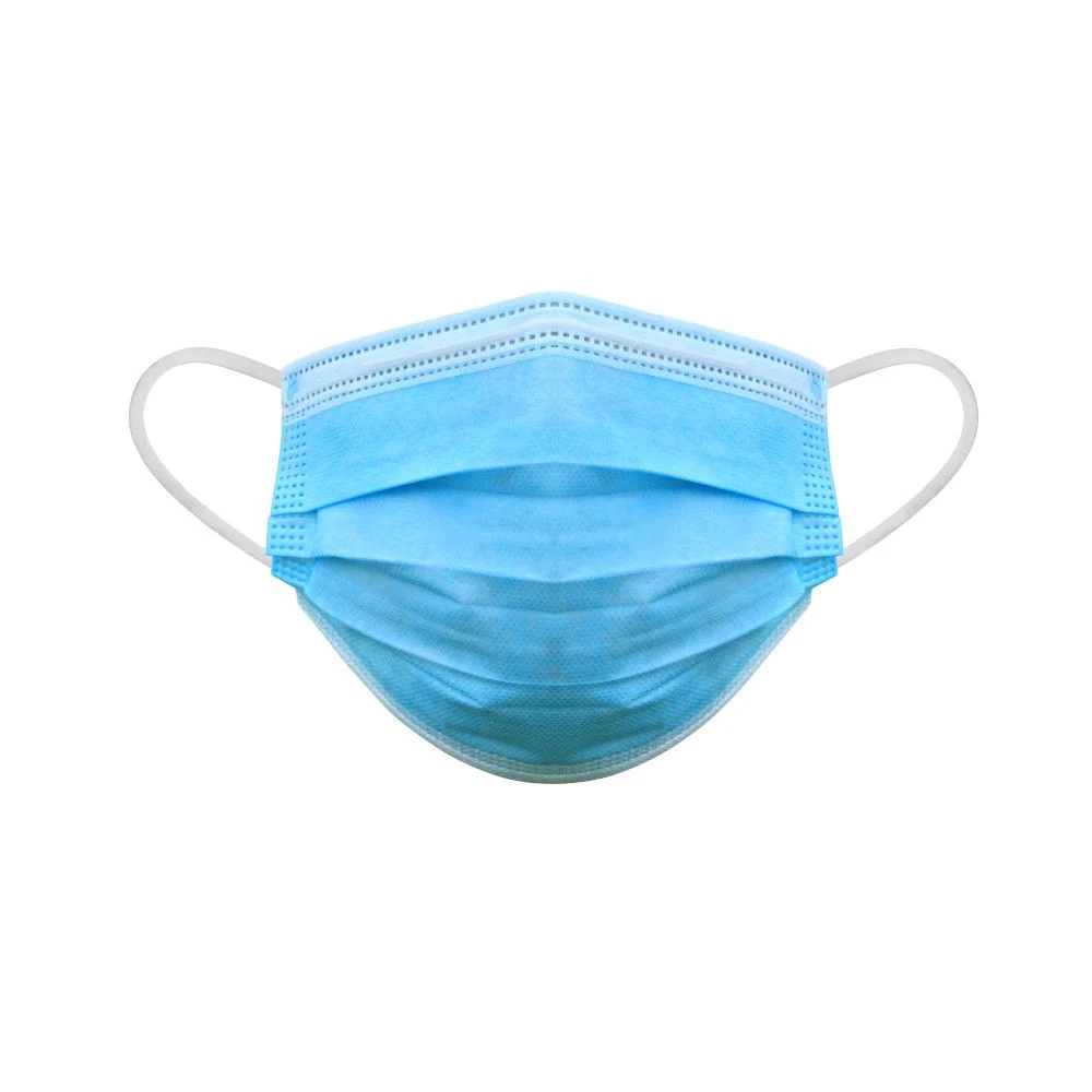 Tissu Non-Woven Siny face bleue Mask 3 couche de type non tissé