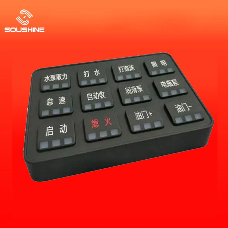 OEM Keypad Mobile Phone Telephone Conductive P+R Keypad Keymat Telecommunication Equipment