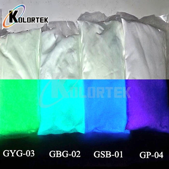 Pigmento fosforescente/Glow polvos en la oscuridad