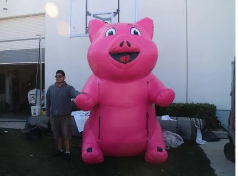 2023 Nueva Venta caliente mascota Gigante Publicidad Elefante Inflatable Animal Para la venta