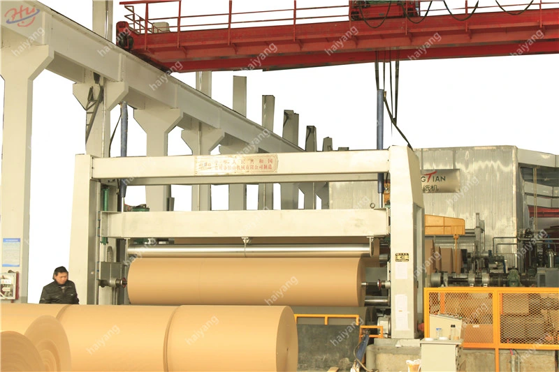 Automatic Fourdrinier Wire Recycling Waste Making Kraft Paper Machine with Good Service