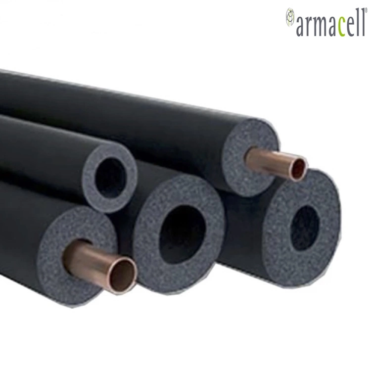 3/4'' ID 15mm Thick Armacell Class 1 Foam Rubber Insulation Tube in Black Color