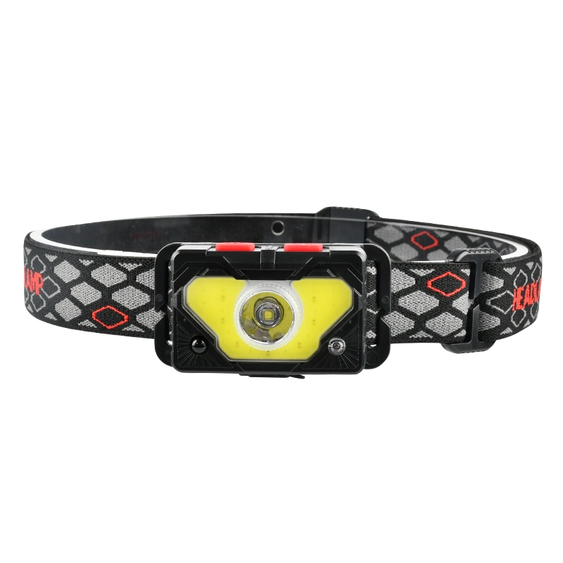 Brightenlux Hot Sale Adjustable Belt USB Rechargeable Battery High Bright LED Headlamp Tactical with 6 Modes
