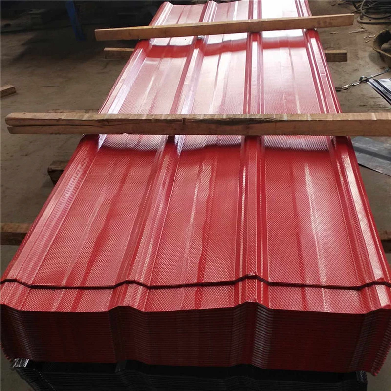 30/22 26 30 Gauge/0.3mm 1mm PP PVC Coated White Color Corrugated Zinc Iron Metal Steel Roofing/Roof Sheet Iron Sheet