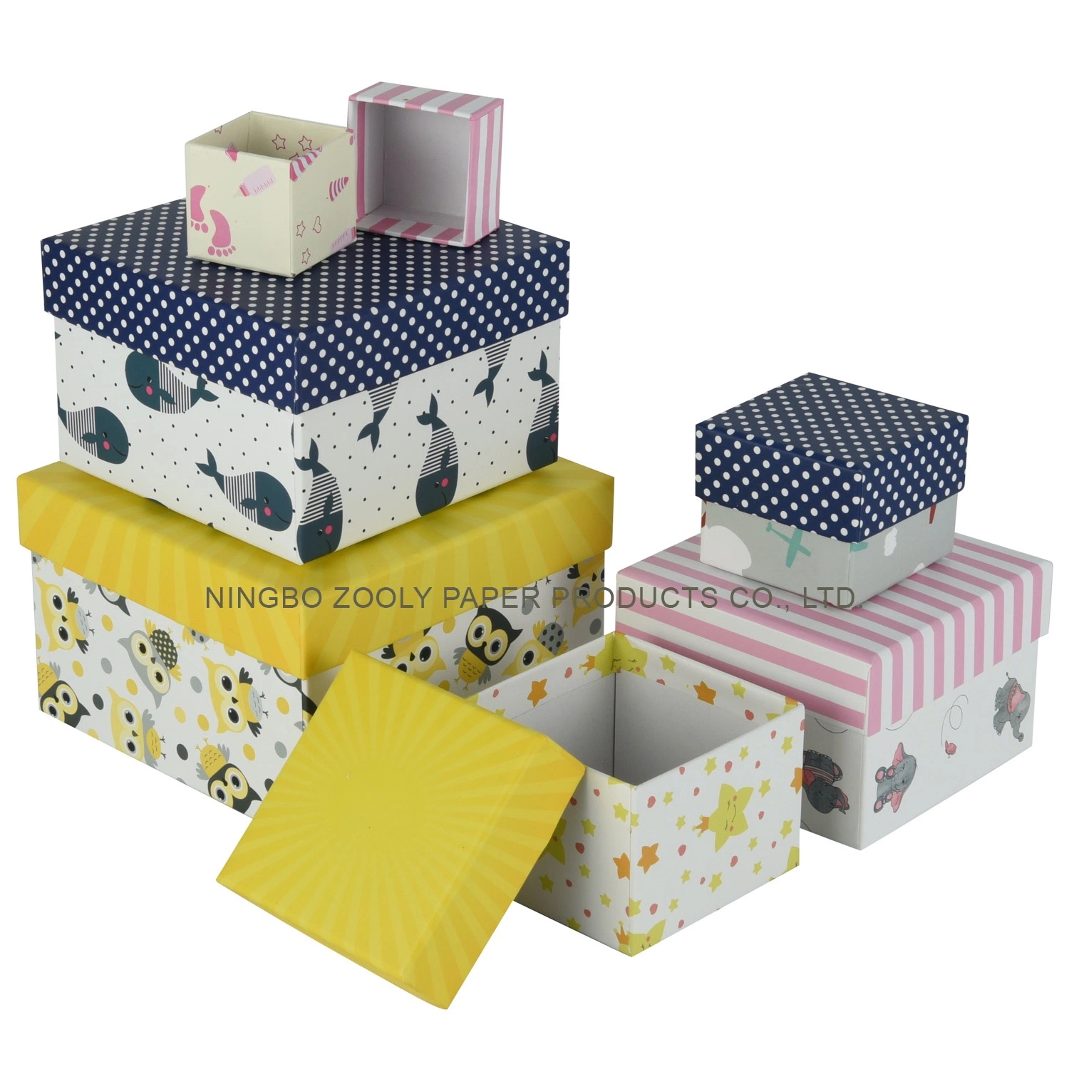 Diseño personalizado de papel Joyas de Caja de Regalo Amazon Chocolate Embalaje Caja de almacenamiento de cosméticos Game Box Caja de papel cartón Caja de boda