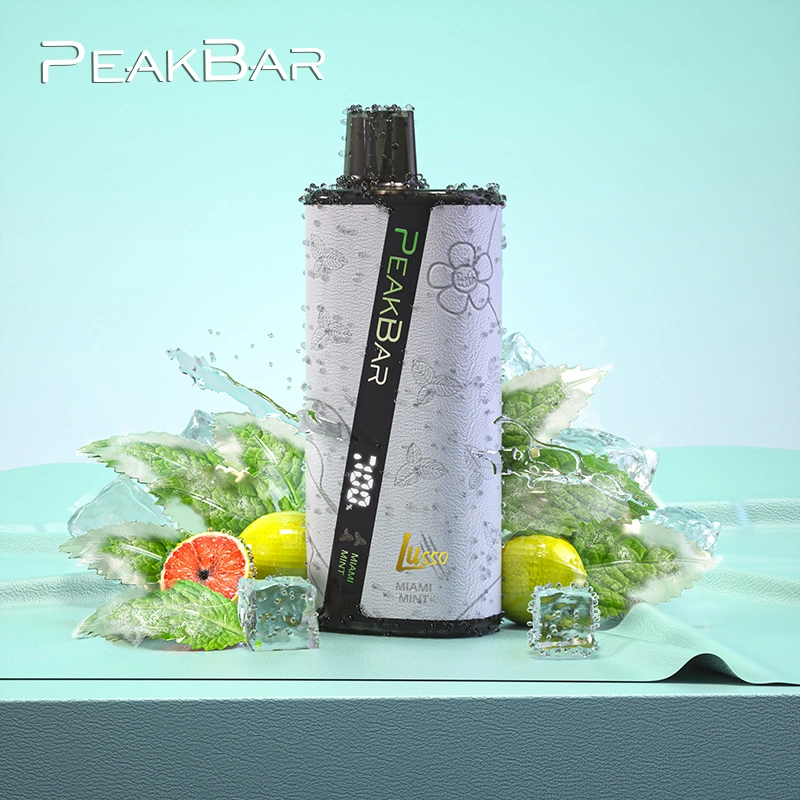 Peakbar 18ml 8200 Puffs Wholesale/Supplier Disposable/Chargeable E Cigarette Wax Display Kit de inicio de lápiz VAPE sin pantalla