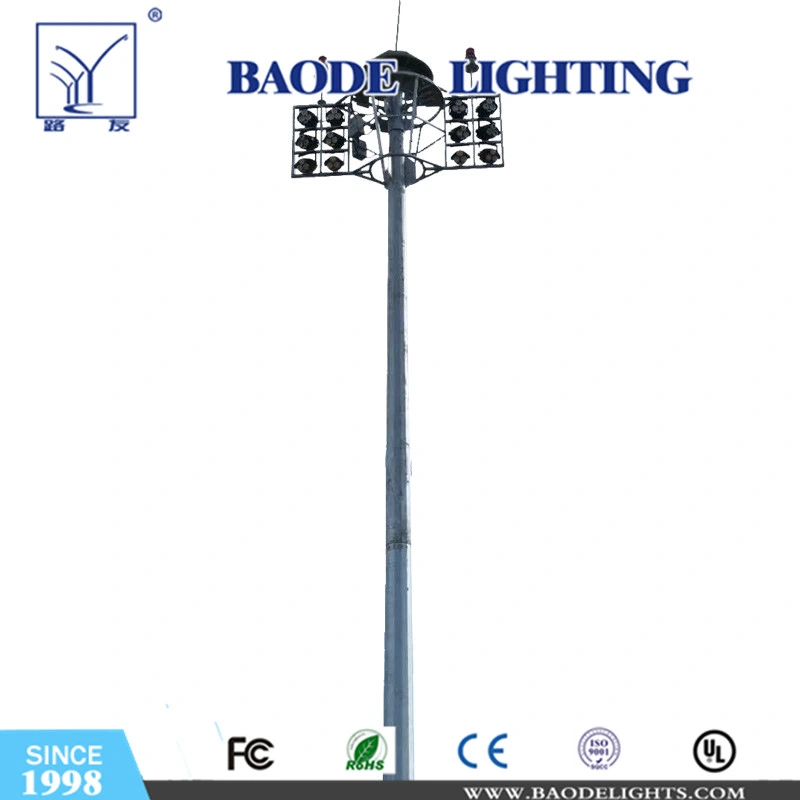 Professional Manufacturer of 15m High Mast Lighting for Football Pitch with Full Set Production Line