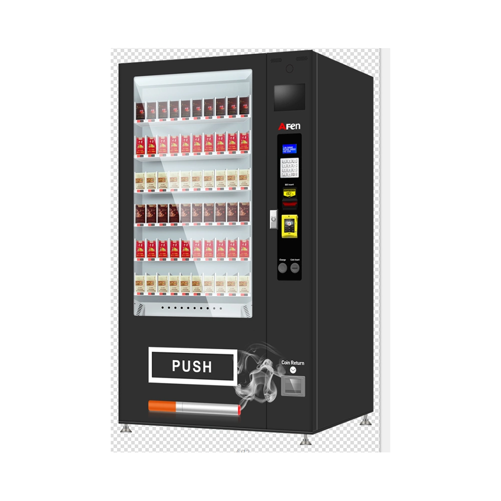 Afen Top Selling Products Biscuit Cola Drinks Cigarette Automatic Extensible Vending Machine