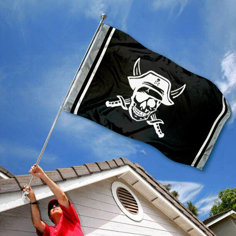 Customized High quality/High cost performance  Outdoor Advertising Banners 3X5FT Flags Ready to Ship Pirate Flag