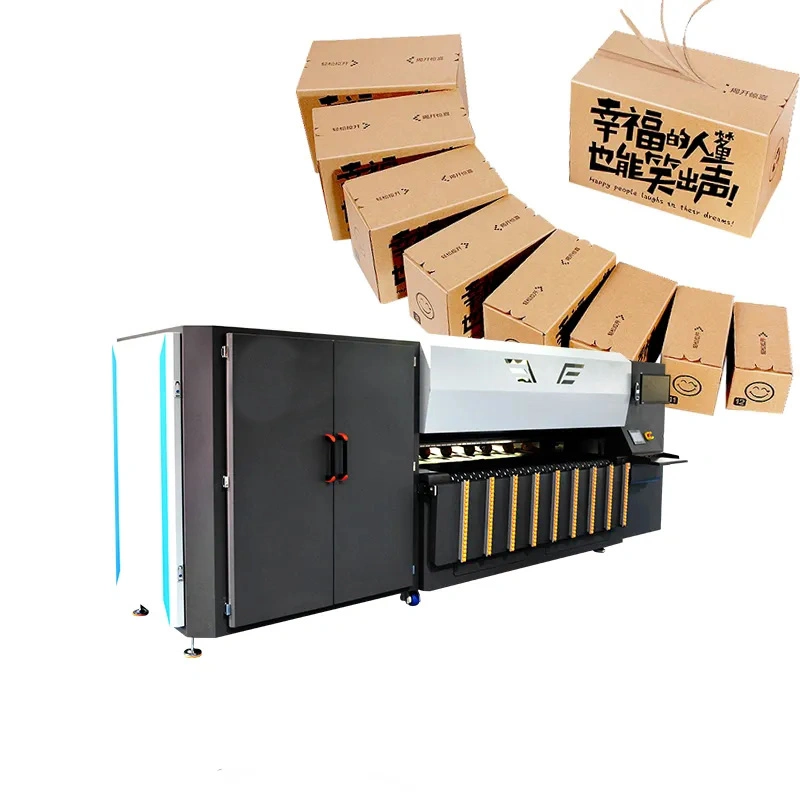 Inkjet Flatbed Carton Box One Pass Printer