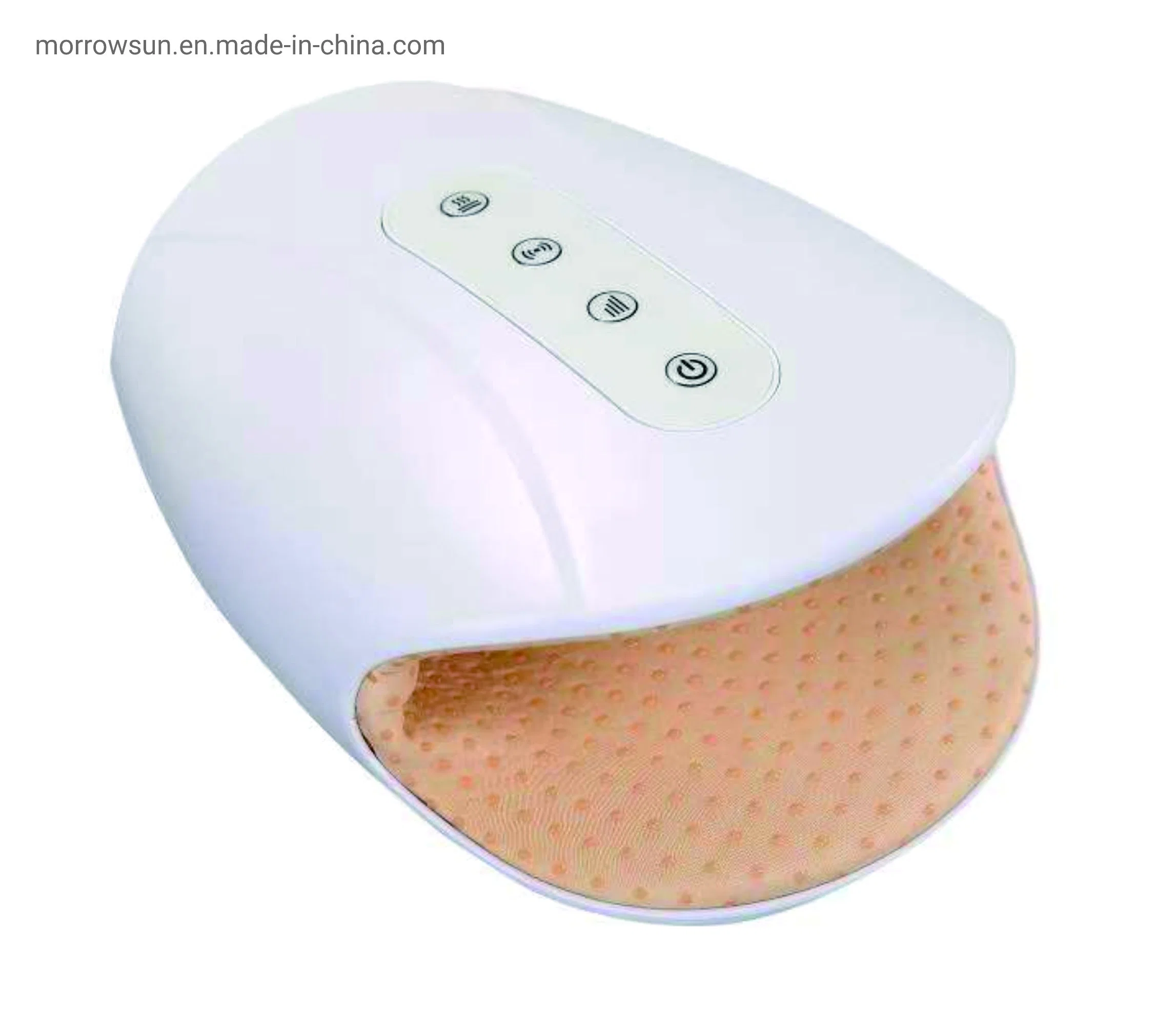 2023 más barato inalámbrico Multifuncional presión de aire Terapia de calor vibración portátil Shiatsu Mini mano Refresher Palm Massager para uso doméstico