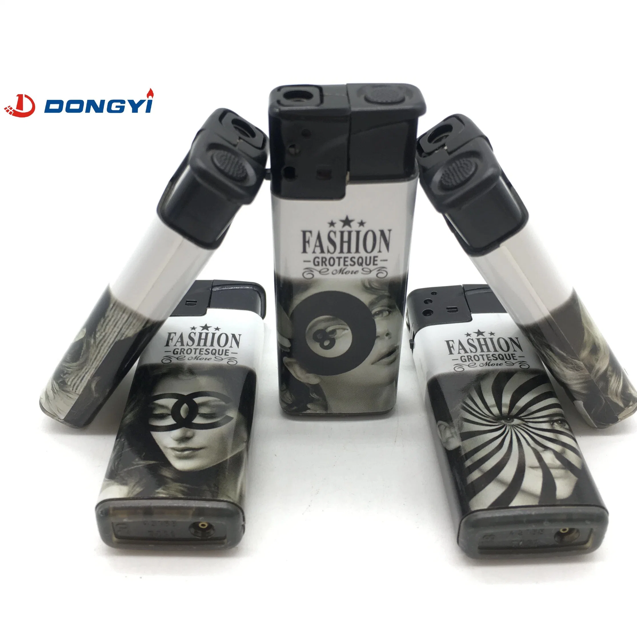 Advertising Gifts Customized Logo Portable Disposable Plastic Windproof Cigarette Lighter for Outdoor