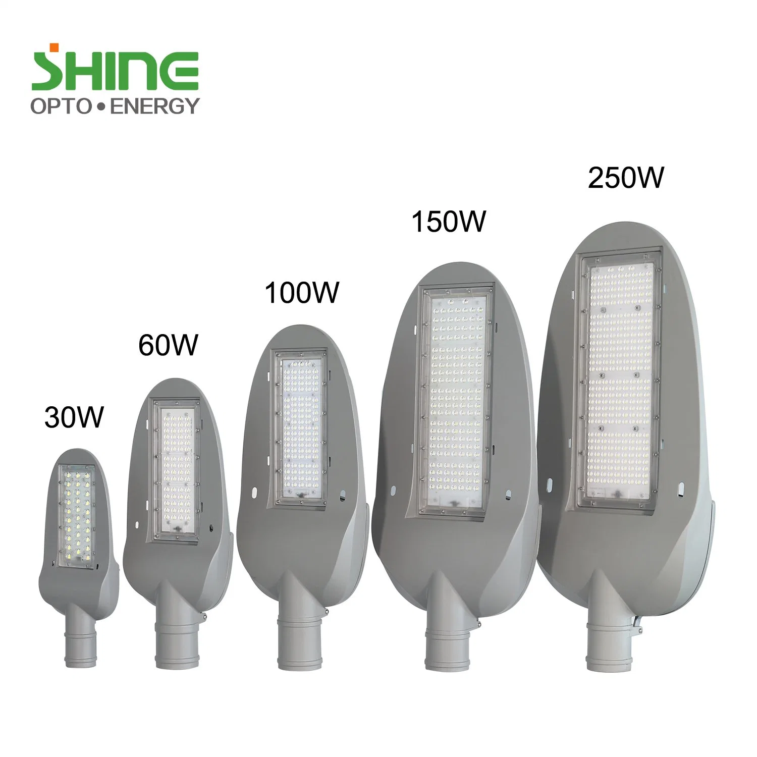 المصنع الصيني OEM China Energy Saving - مقاوم للانفجار وللماء IP67 LED Streetlight 30 واط، 50 واط، 80 واط، 100 واط، 120 واط، 200 واط، 250 واط، الكل في واحد ضوء LED في الشارع الشمسي ضوء خارجي