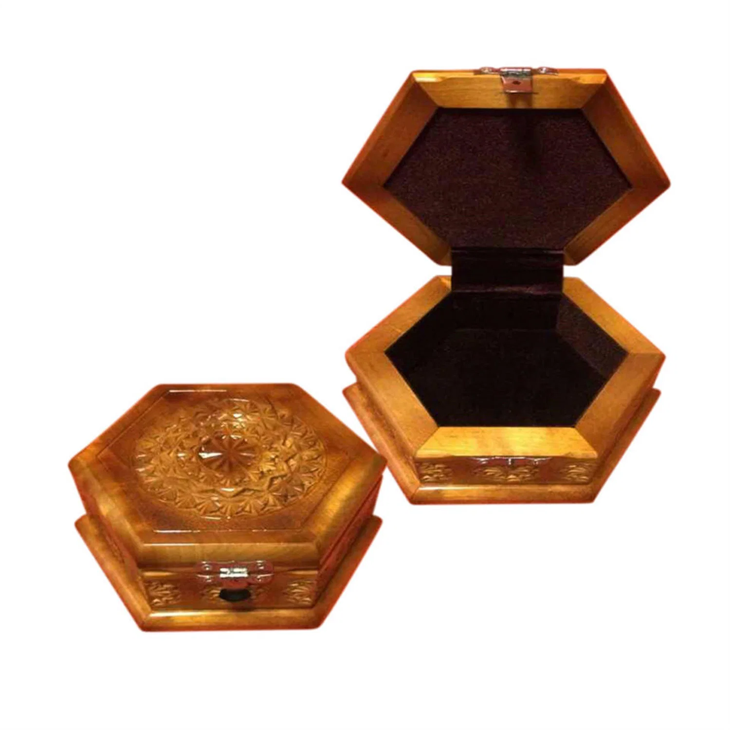 Factory Custom Irregular Fine Wooden Box for Storing Handmade Jewelry