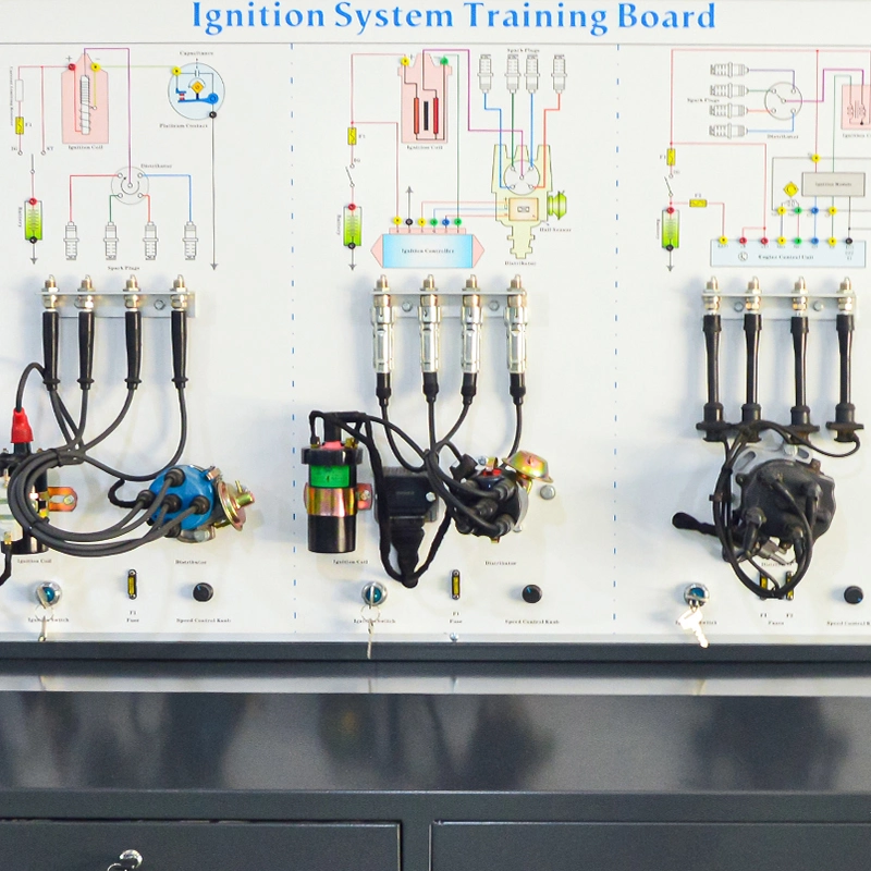 Kfz-Motor Zündung System Teaching Board 6 Typen Elektrisch Laborausstattung