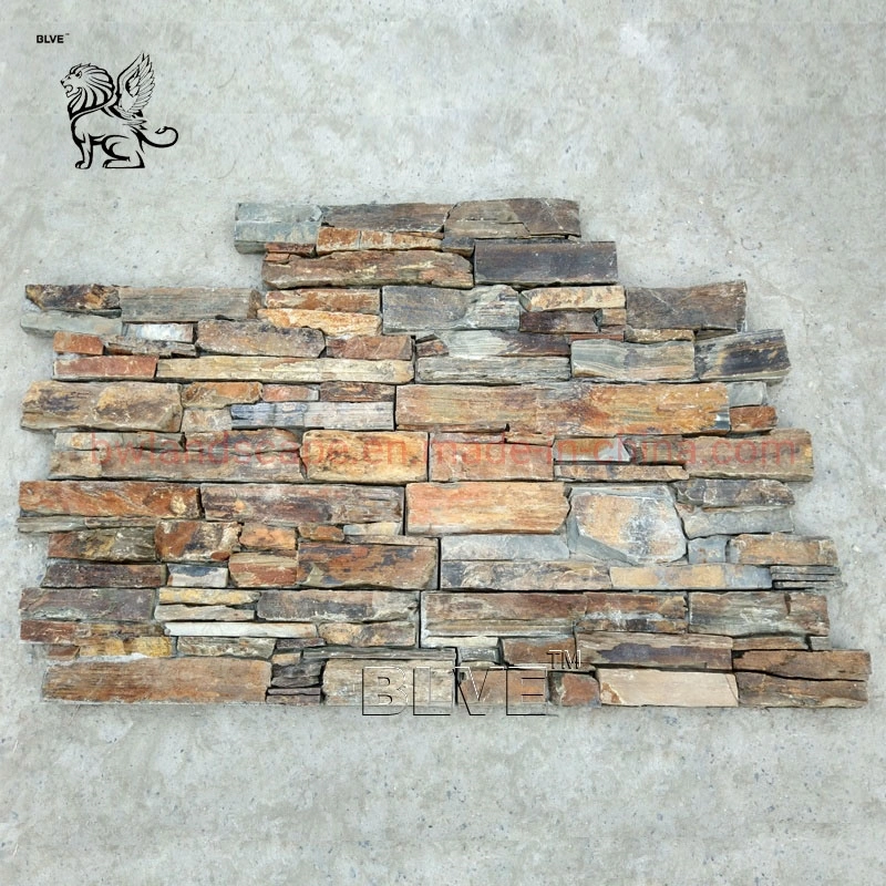 Blve House Exterior Wall Decoration Stone Panel Slab Various Colors Marble Culture Stone for Wholesale