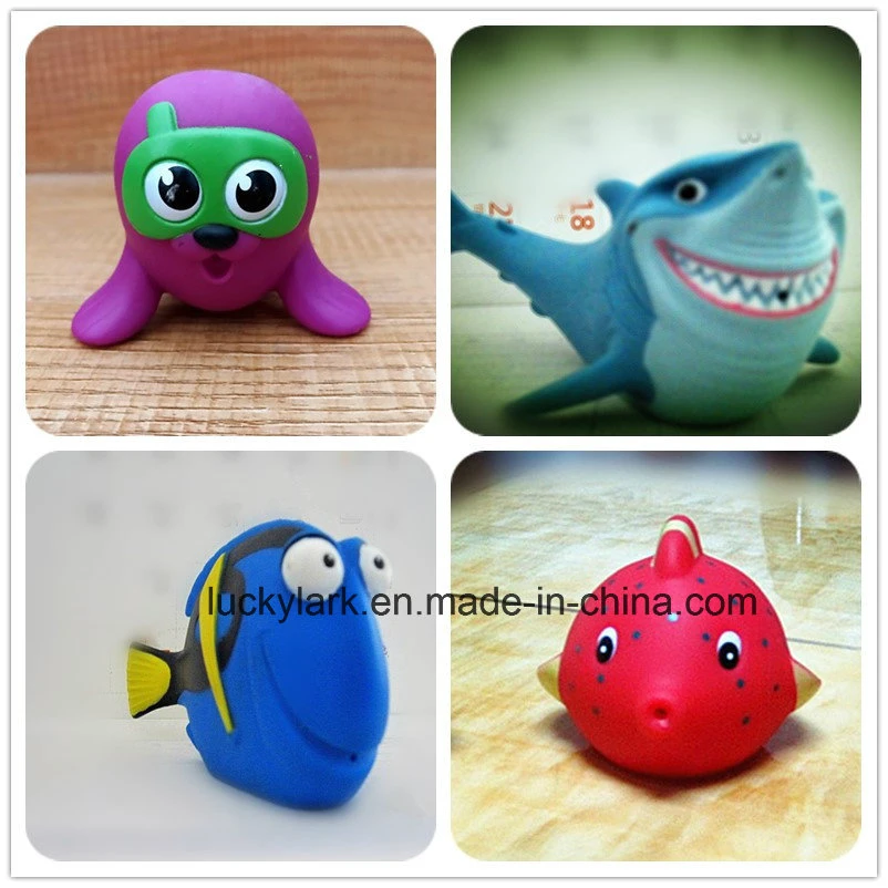 Мягкий ПВХ Gushed стравливался тонкой струей воды Bathtoy игрушек для детей