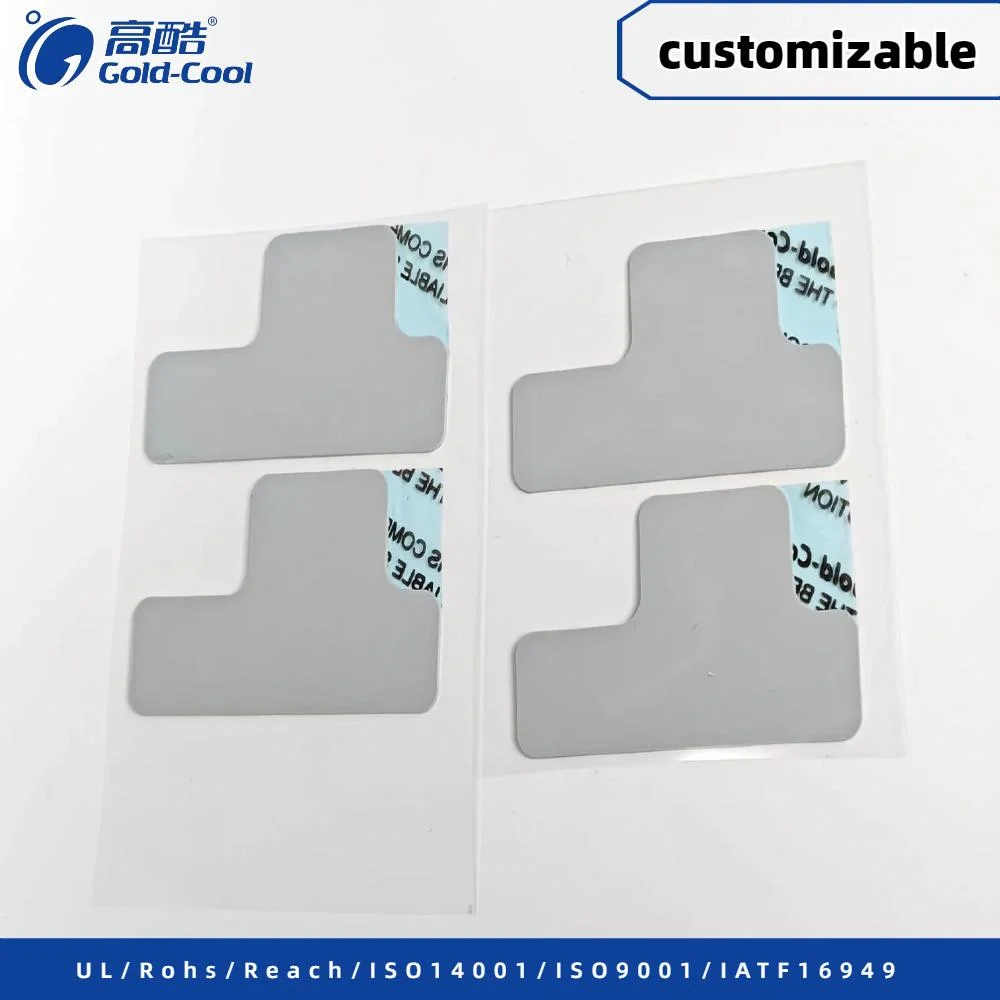 CPU Chip Heat Dissipation Silicone Pad, Notebook Insulation Heat-Resistant Flame-Retardant Conductive Silicone Film