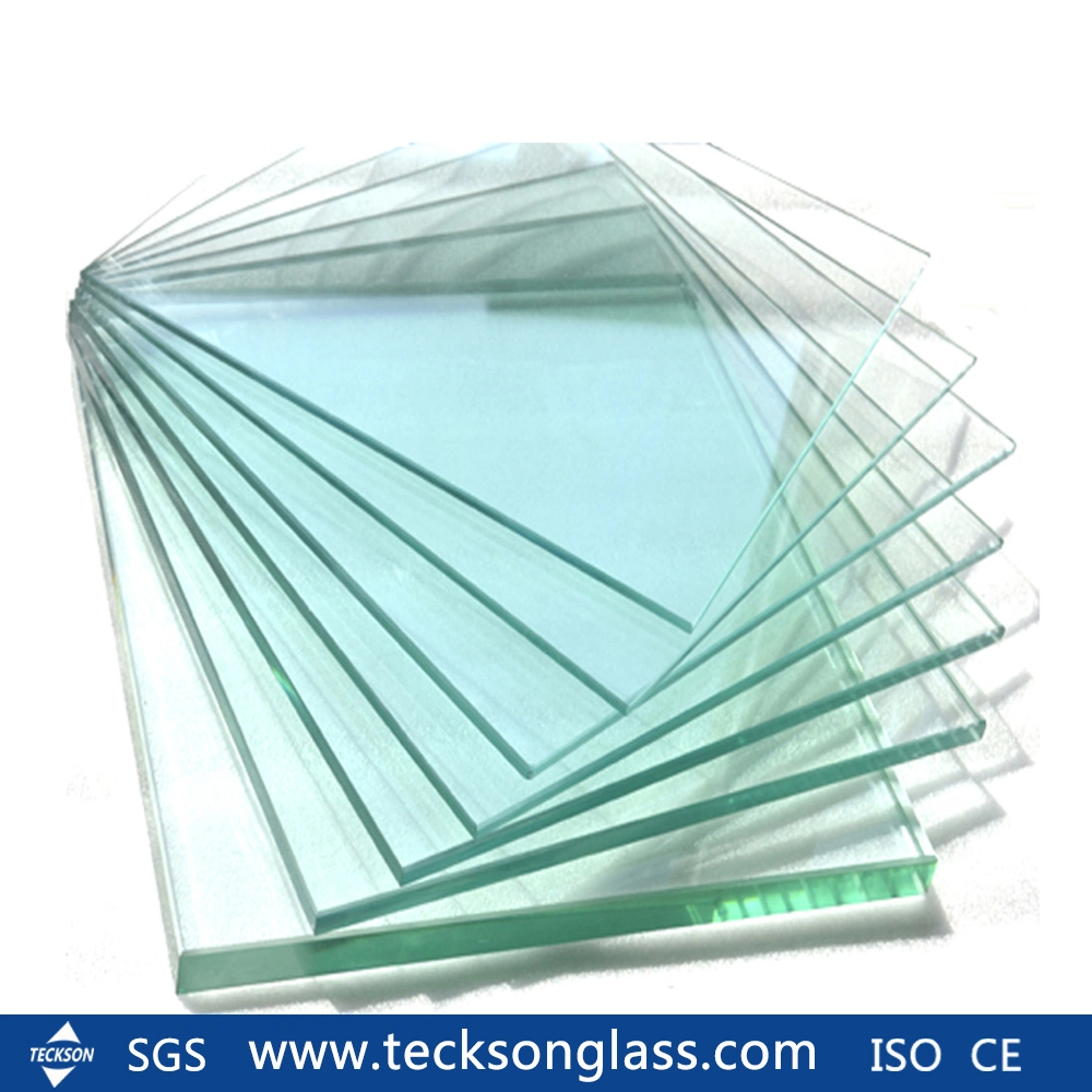 6mm Lámina de vidrio flotado transparente para ventanas de construcción