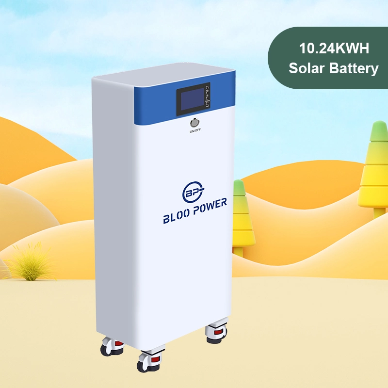 Bloopower 400Ah 500Ah LiFePO4 Cargador para el Sistema Solar 5kwh de almacenamiento de uso doméstico de iones Pack 10 Kw Fuente Kwh Batería de litio de copia de seguridad