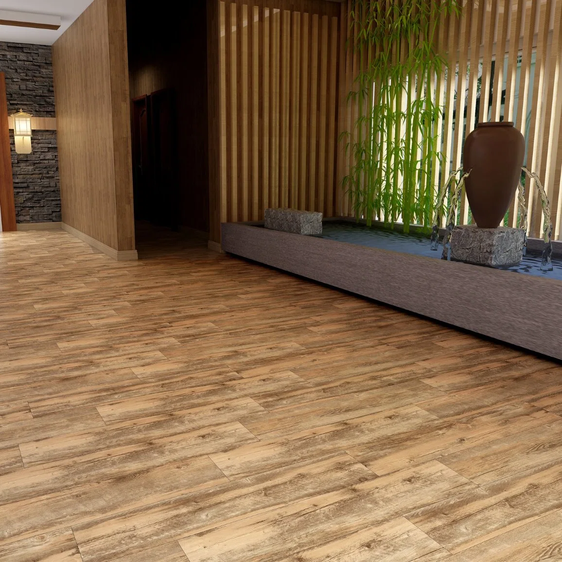 Vinilo/plástico laminado/Madera/compuesto/sólido/Madera PVC/SPC/LVT/RVP/Laminado/Madera/WPC/Bambú/Híbrido/baldosas de lujo/caucho/parqué cerámico Suelo de plancha